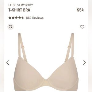 SKIMS Fits Everybody T-shirt Bra 38B